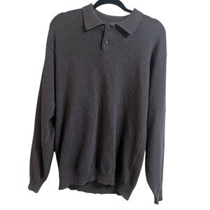 Bachrach Charcoal Knit Sweater
